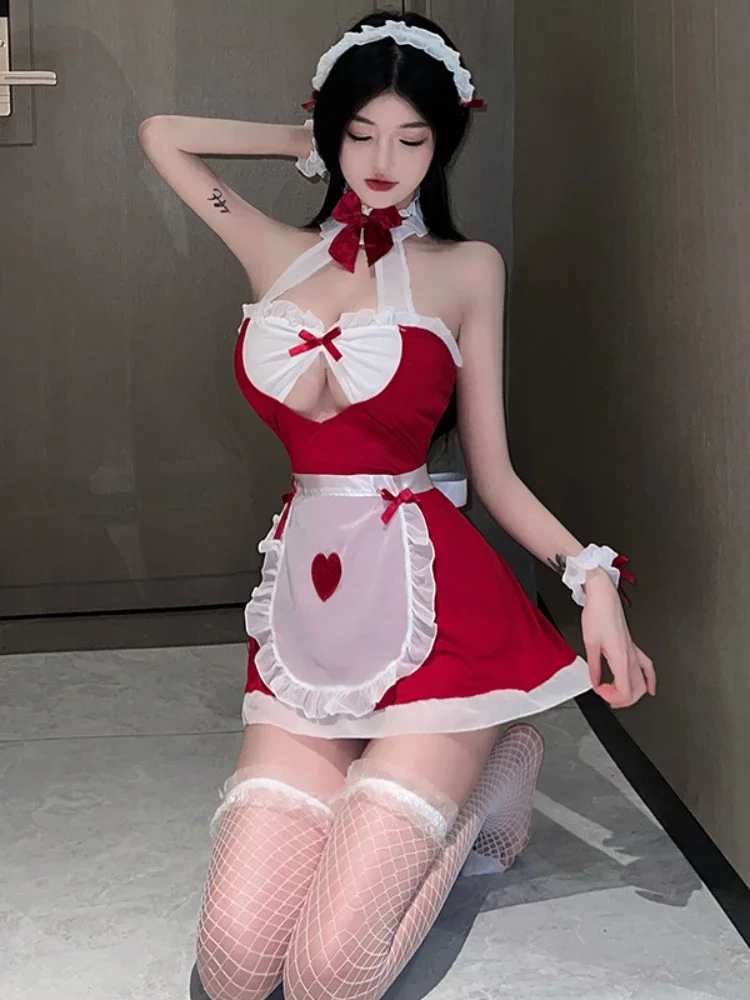 Lolita Nurse Lingerie Sexy Women Role Play Onlyfans Underwear Cosplay Erotic 18 + Uniform Exotic Maid Dress costumi di Halloween