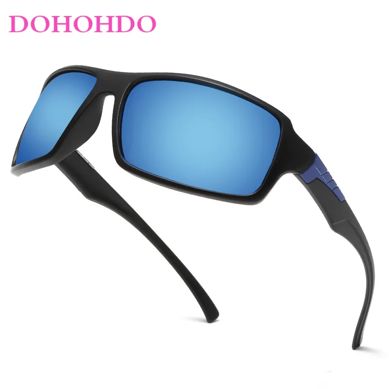 

2022 Cool Men Driving Polarized Glasses Goggle Summer Square Mirrored Fishing Sunglasses Vintage Sun Glasses Women Glasses UV400
