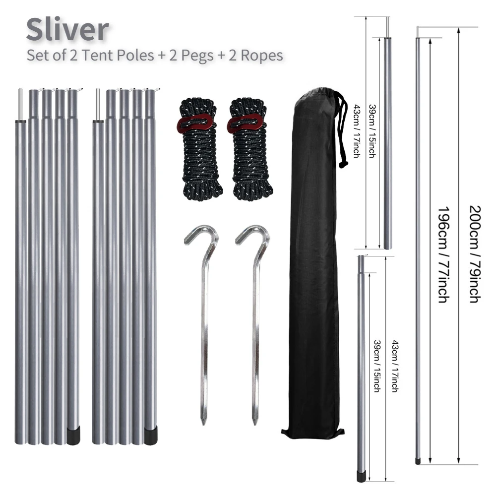 Set of 5 Sliver