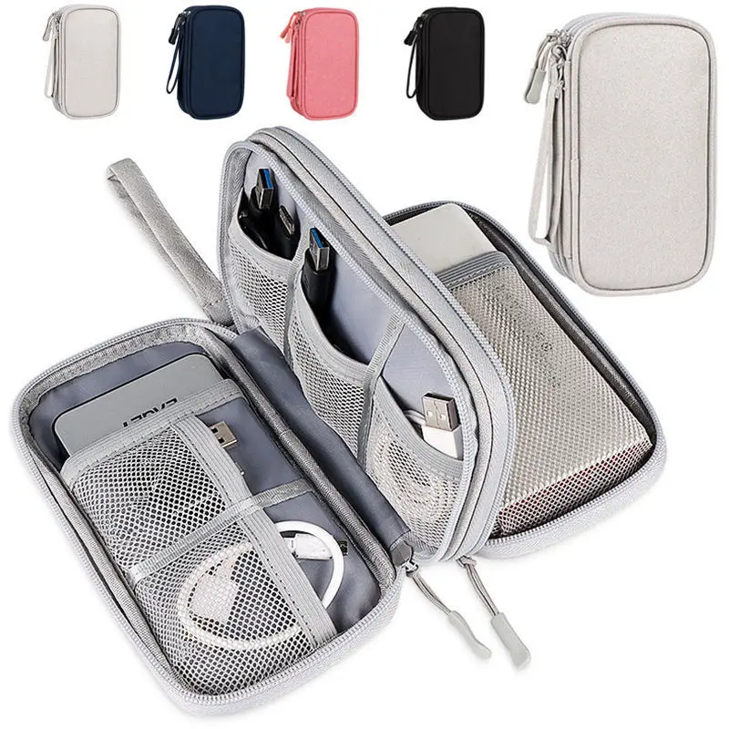 

Travel Cable Bag Portable Digital Storage Pouch Waterproof Electronic Accessories Storage Bag Travel Organizer Cable Organizer