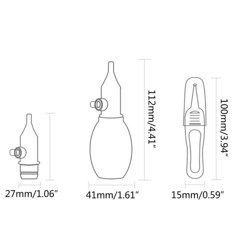 Baby Nasal Aspirator Nasal Aspirator Newborn Baby Nose Sucker Nose Cleaner Cleaner Mucus Removal Durable