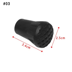 Single Black Telescopic Nordic Walking Pole - Hiking and Outdoor Accessory (Style 3)