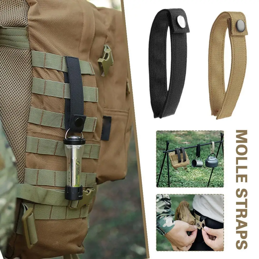 

1PCS Military Tactical Nylon Molle Ribbon High Strength Hanging Key Hook Buckle Outdoor Hiking Climbing Carabiner Accessories