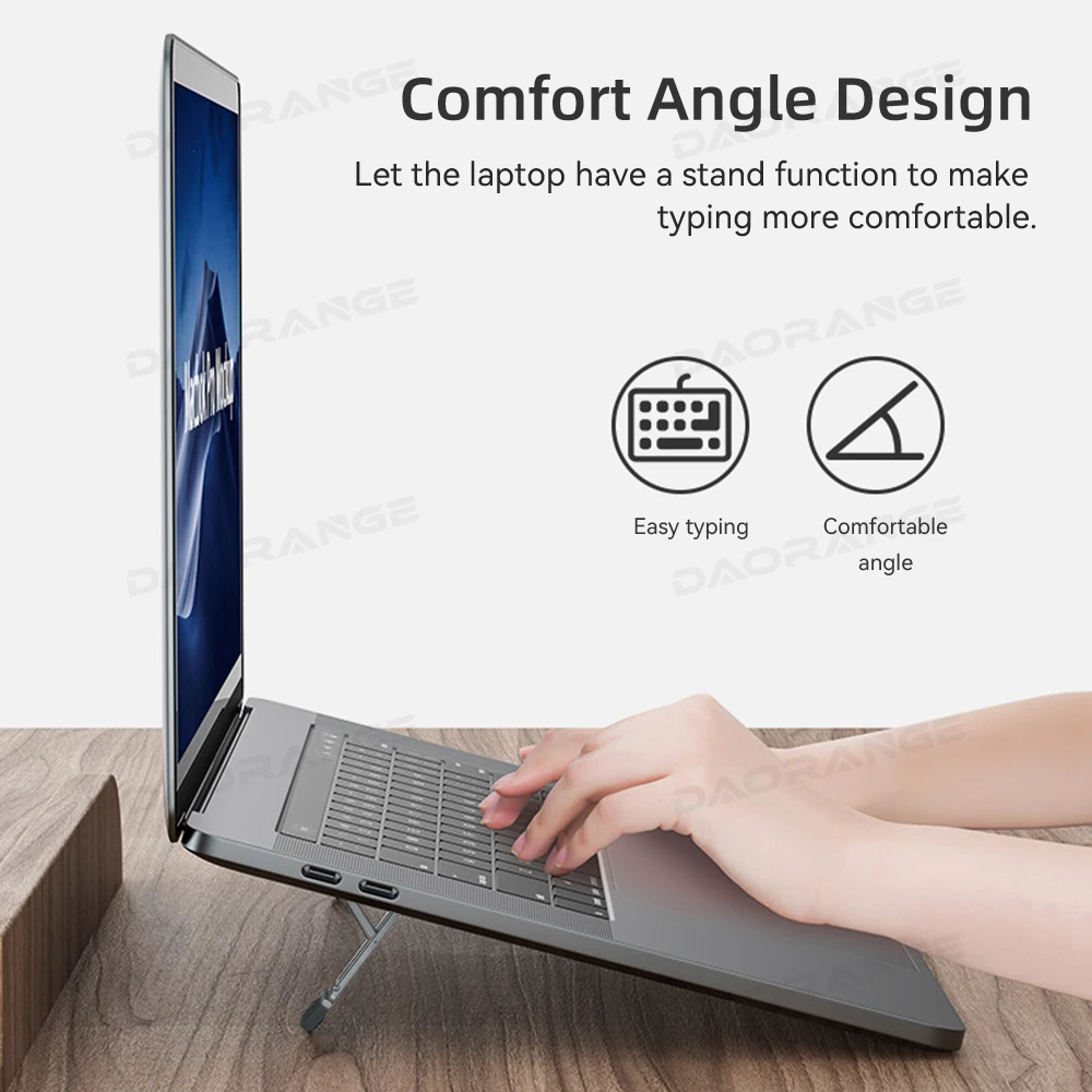 Foldable Universal Laptop Stand For Laptops Macbook Bracket Holder Desktop Phone Holder Xiaomi Samsung Mini Portable Bracket laptop stand