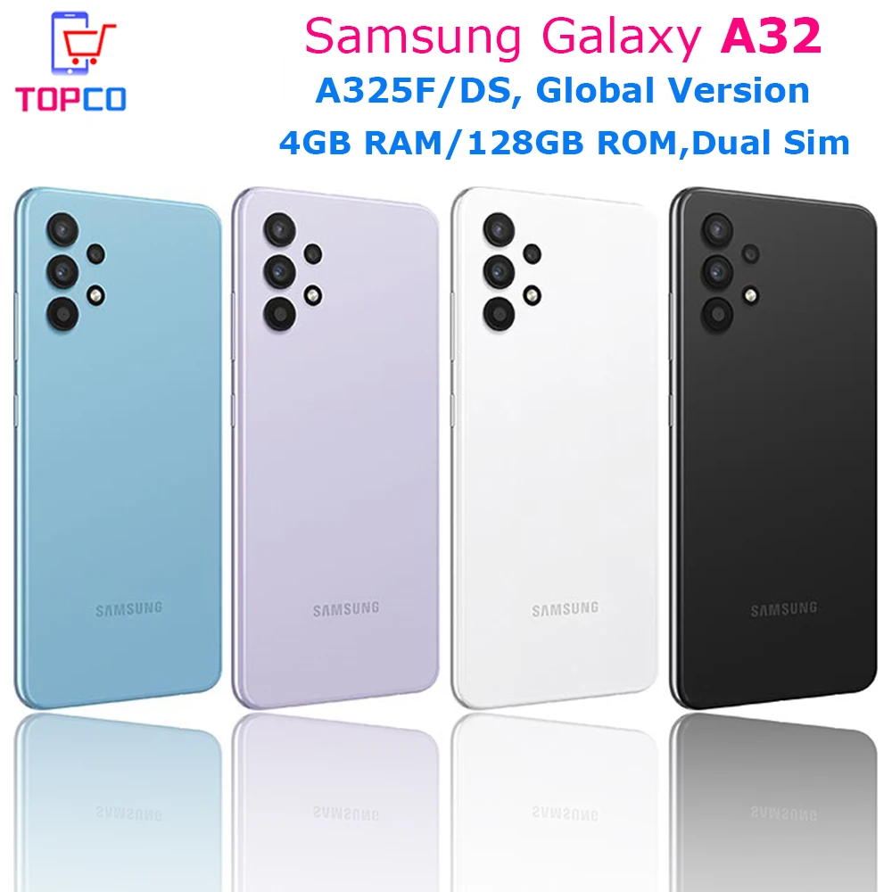 Samsung Galaxy A32 A325F/DS Original Ulocked mobile phone Octa Core 6.4 ...