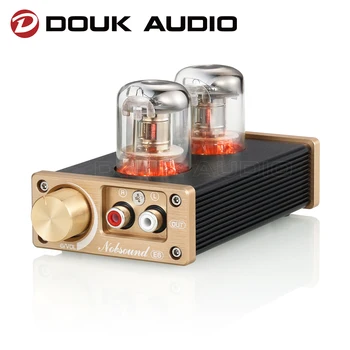 Douk Audio-E6 다이렉트 히팅 진공관 프리앰프, A 클래스, 스테레오, 오디오, 프리 앰프