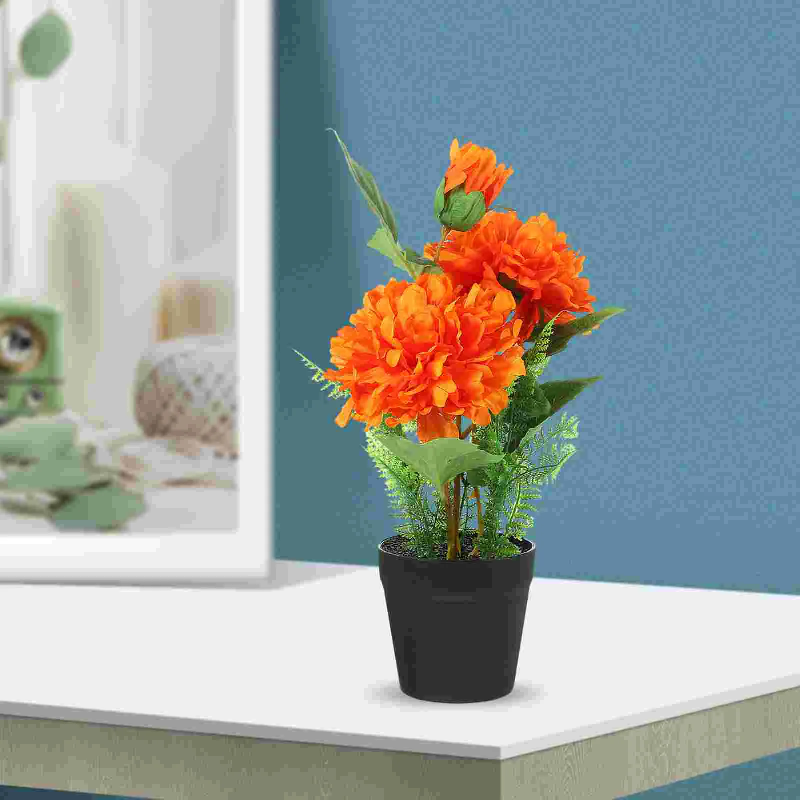 

Simulated Peony Bonsai Faux Flower Decor Fake Flowers Artificial Plant Adornments Potted