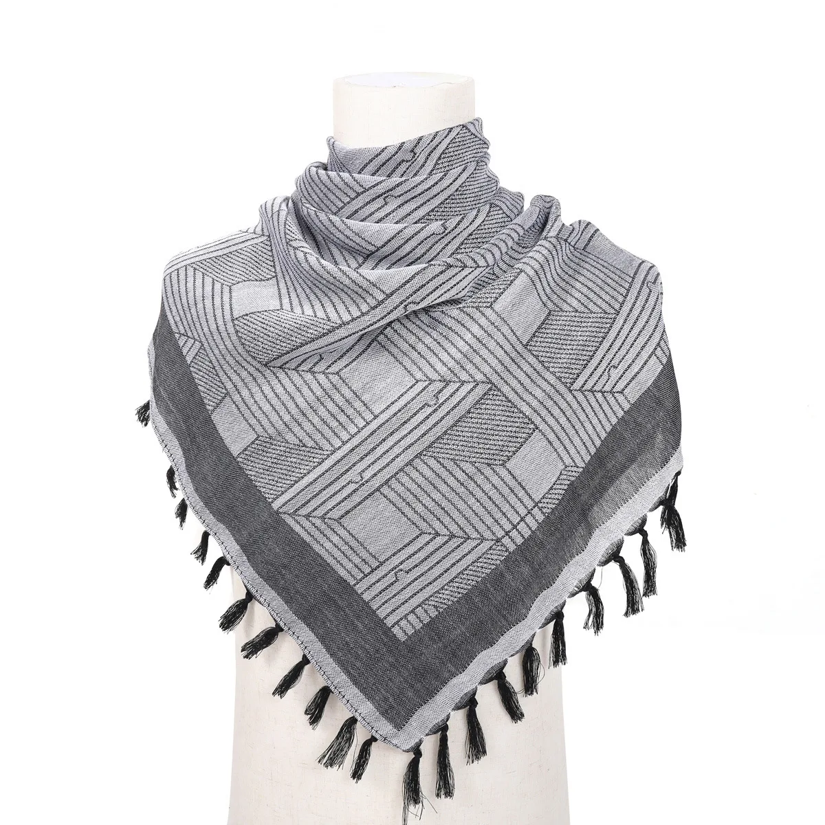 110cm*110cm Arab Turban Keffiyeh Scarf Muslim Hijab Military Shemagh