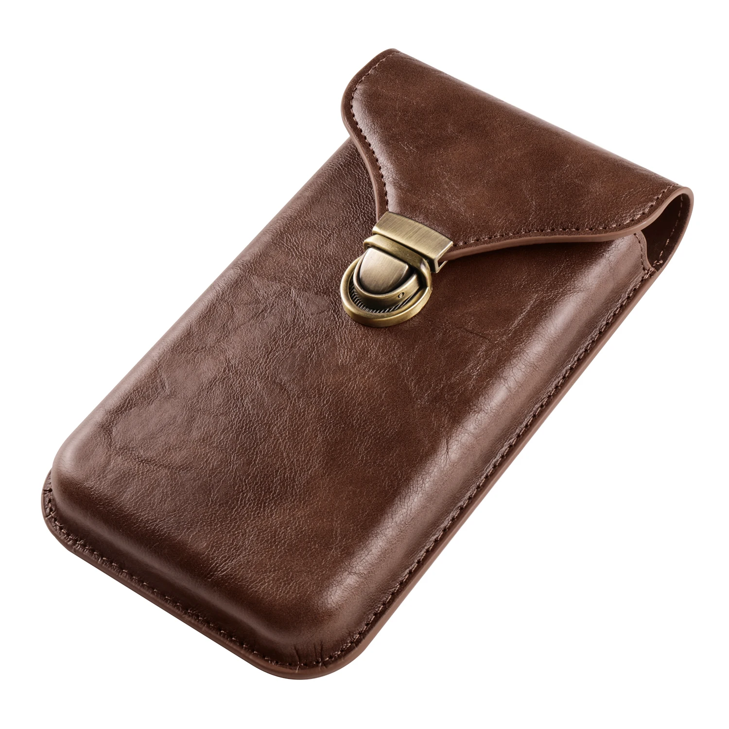 Men's Leather Phone Belt Clip Case Waist Bag Holster Pouch