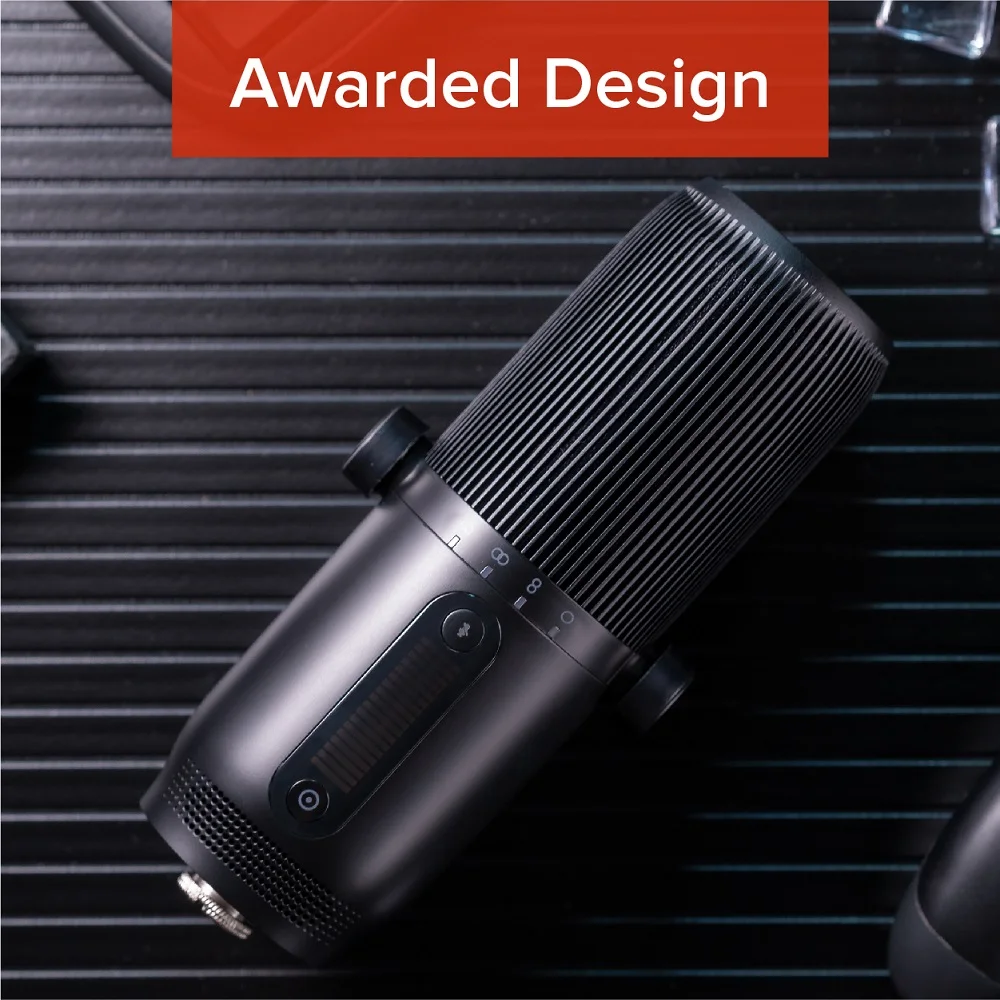 THRONMAX M2P MDRILL One Pro USB 콘덴서 마이크 (데스크 스탠드 포함) 24bit 96kHz-제트 블랙/슬레이트 그레이