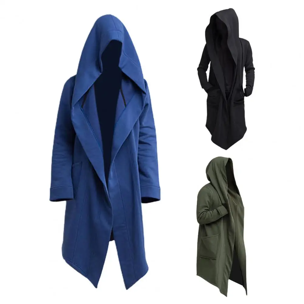 Description Picture 3 of itemFabulouse Men Jacket  Long Sleeve Costume Trench Coat  Extra Long Men Jacket