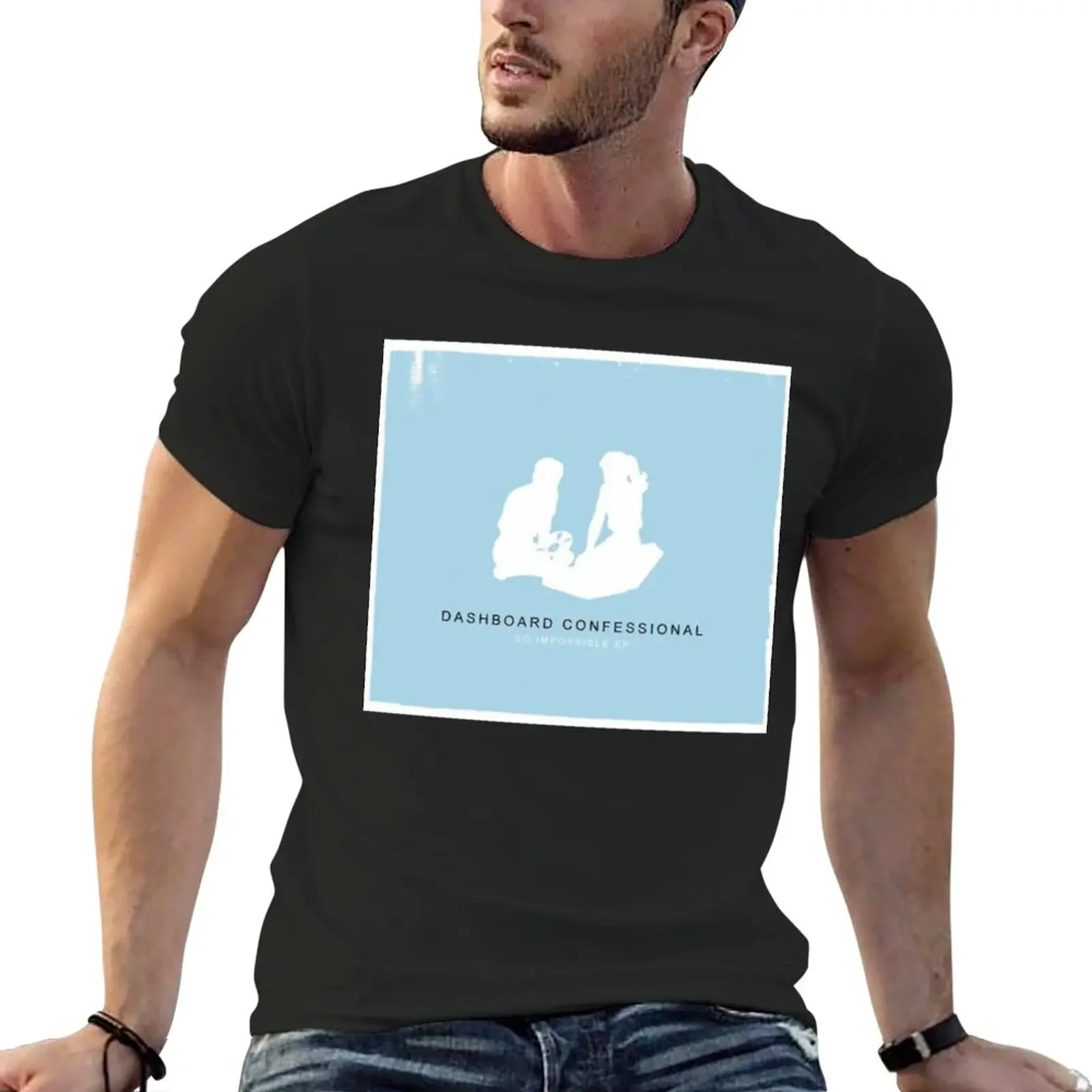 

Dashboard Confessional So Impossible EP T-Shirt kawaii clothes boys animal print Blouse mens graphic t-shirts big and tall