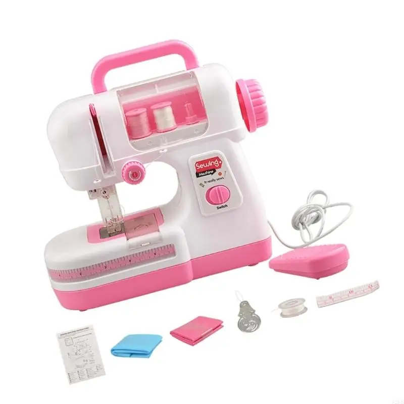 Realistische Elektrische Nähmaschine Spielzeug Für Kinder Pretend Play Simulation Sicher Kunststoff Tragbare Kreative Fähigkeit – Detail 9