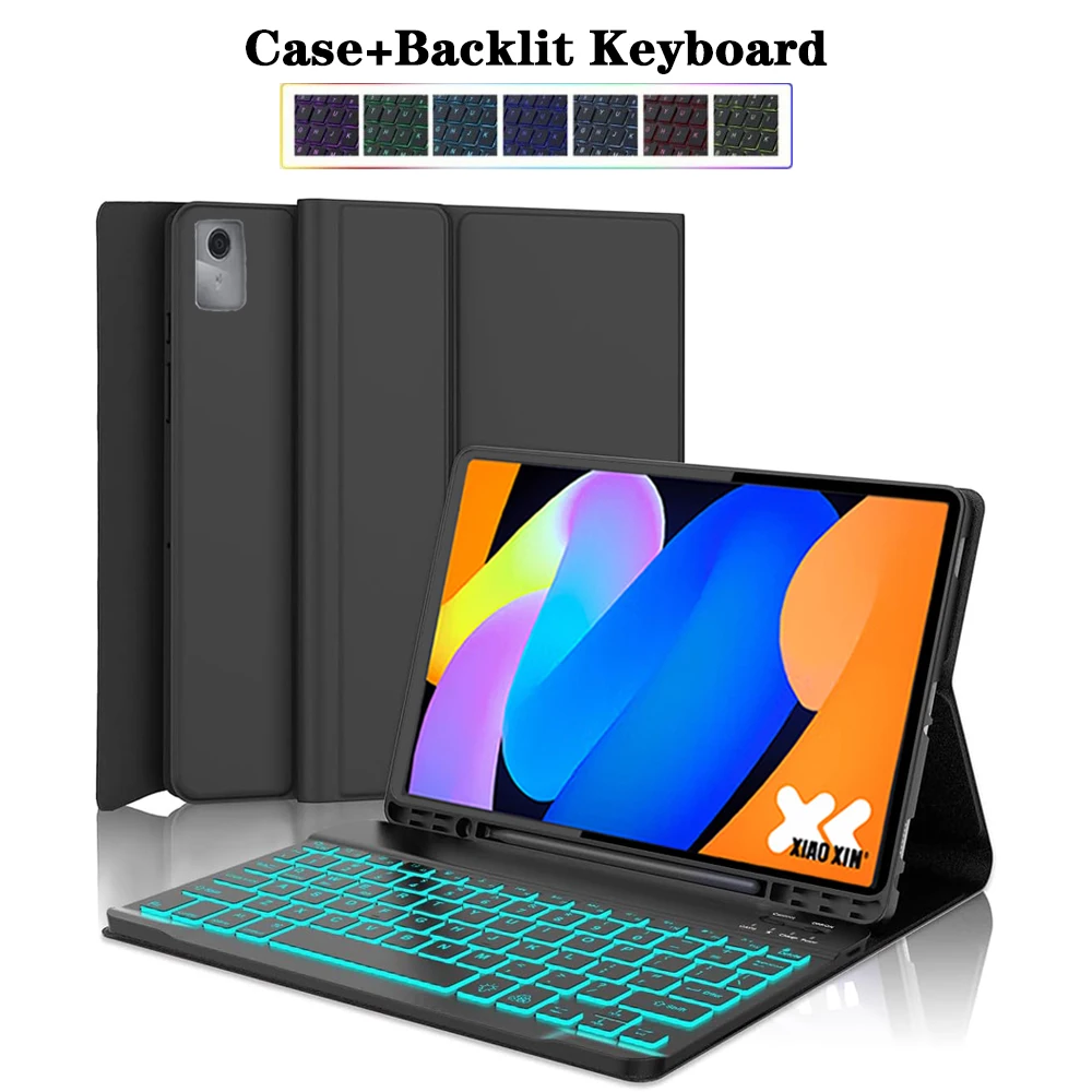 Enhanced Magnetic Keyboard Case with Detachable Bluetooth Functionality