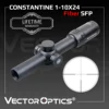Vector Optics Constantine 1-10x24 SFP LPVO Riflescope With Fiber Dot Reticle Used Under Strongest Sunlight For Hunting 1