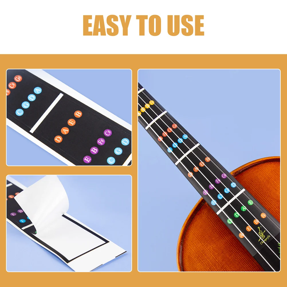 Fingerboard Marker Violin Position Sticker Fiddle Guide Intonation Decal Musical Instruments Parts Accessories Beginner Durable