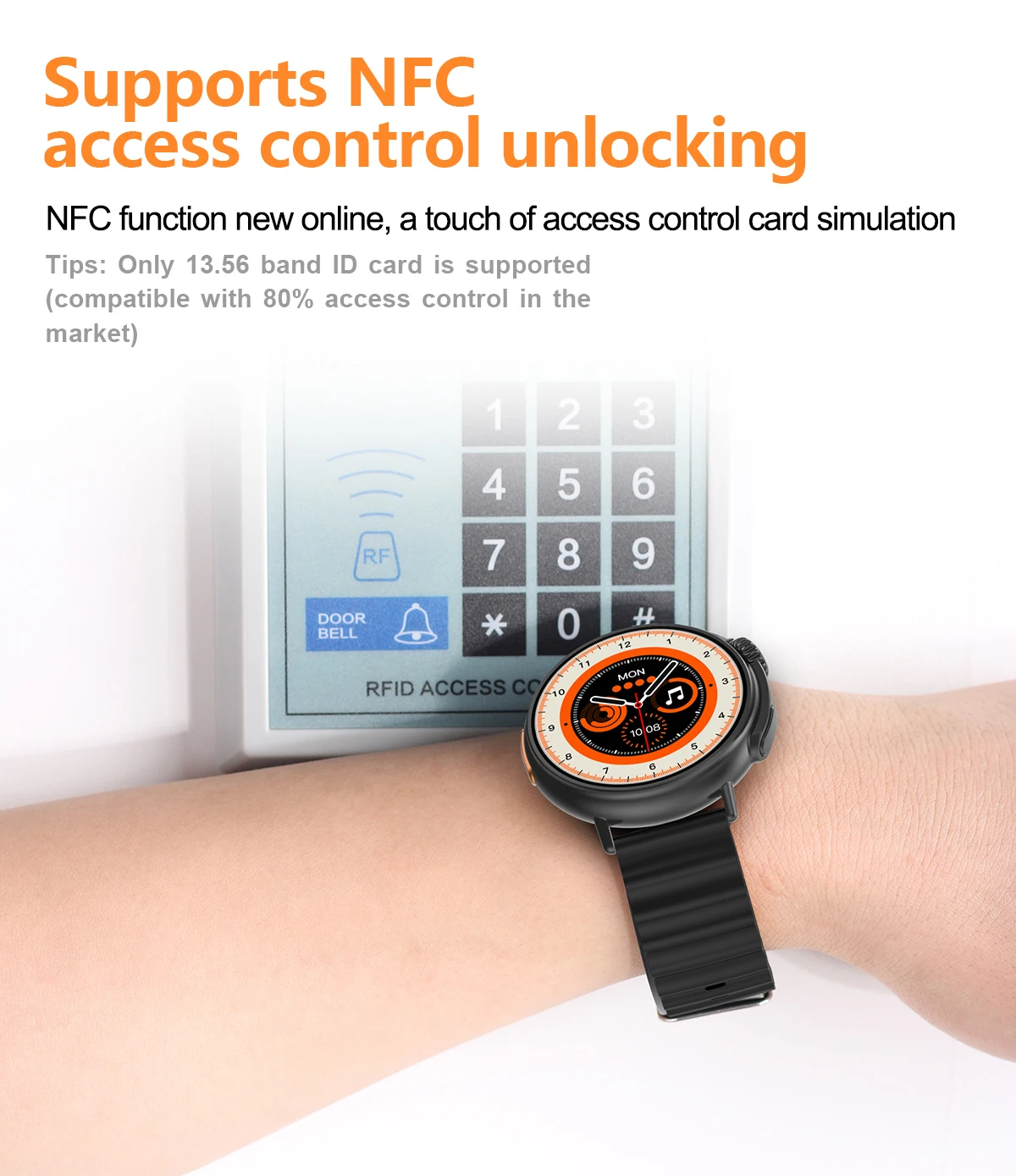 Title 17, Smartwatch con schermo AMOLED da 1.6 pollici a ...