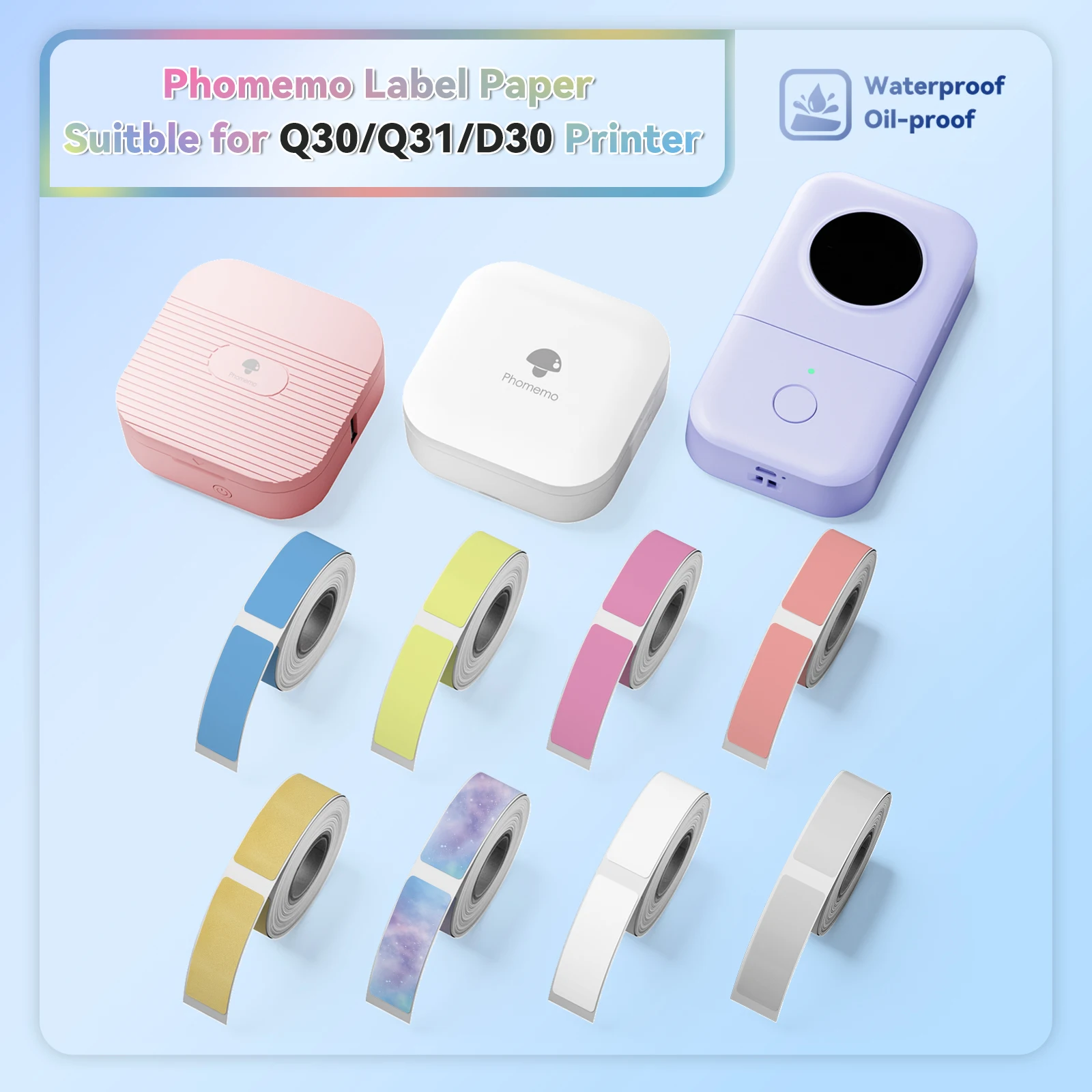 Cinta De Etiquetas Térmica Odaro D30 Q30 Q30s Q31, Papel Con | Cuotas Sin Interés - Foto 8