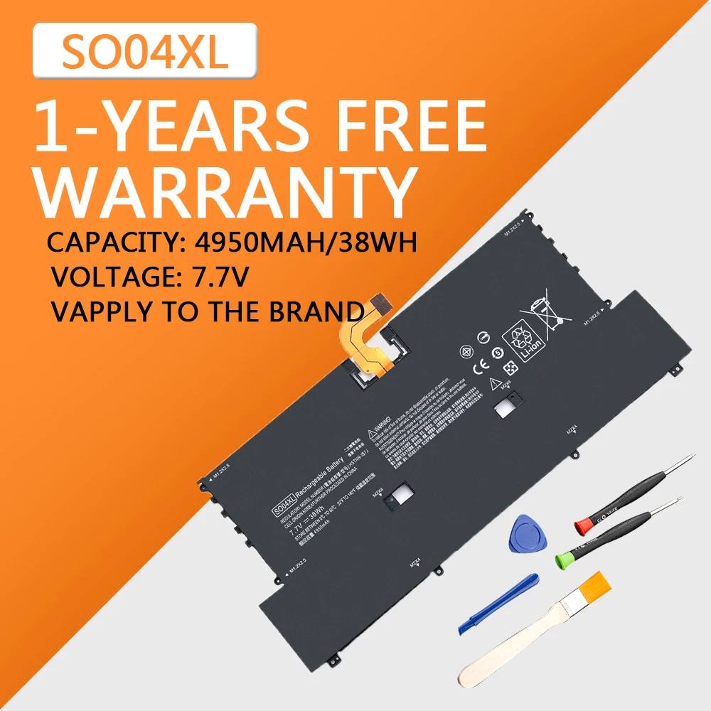 

SO04XL Laptop Battery For HP Spectre 13 13-V016TU 13-V015TU 13-V014TU 13-V000 Series 844199-855 843534-1C1 HSTNN-IB7J