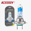 1Pcs ALKOREY Xbright-Plus H1 H3 H7 12V 55W Blue 4000K Super White High/Low Beam Auto Headlight Fog Lamp Car Light Halogen Bulbs 1