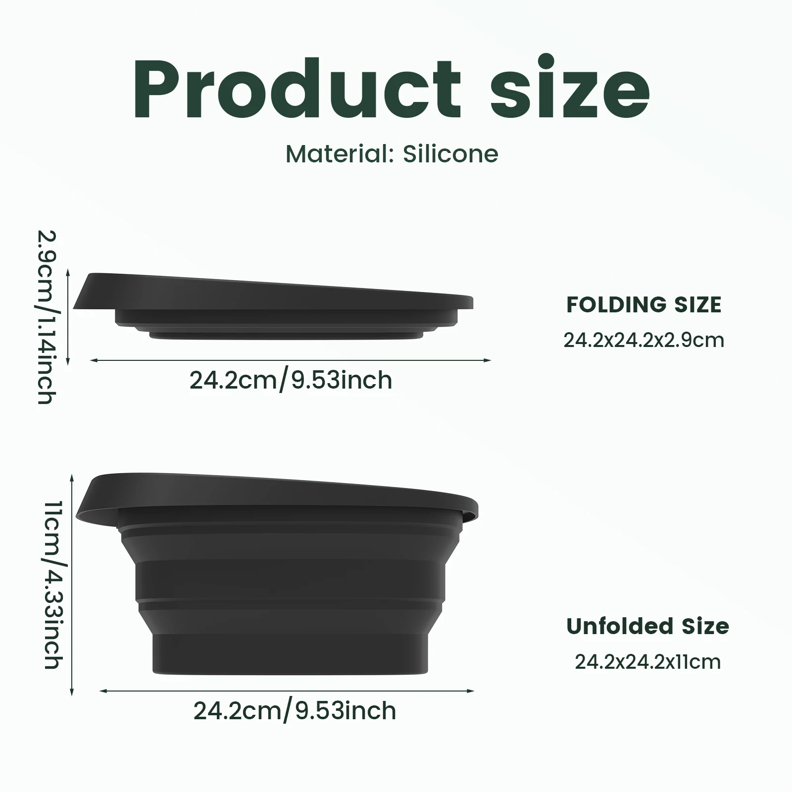 Silicone Portable Facial Ice Bath Bowl for Skincare