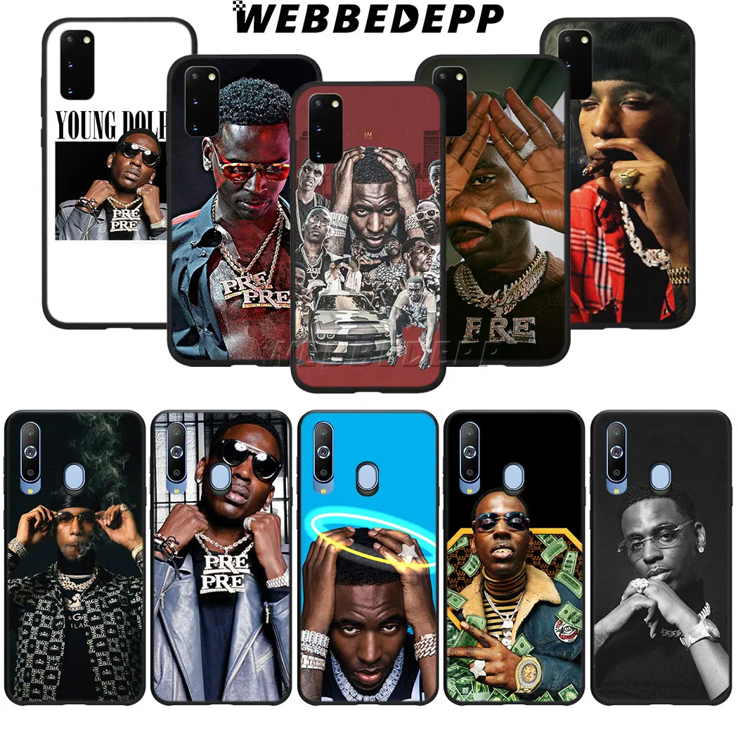 Custodia Young Dolph Per Samsung Galaxy S7 Edge S8 S9 S10 S10E S20 S21S Fe S23 Plus Lite Ultra Samsung Galaxy Quantum 2