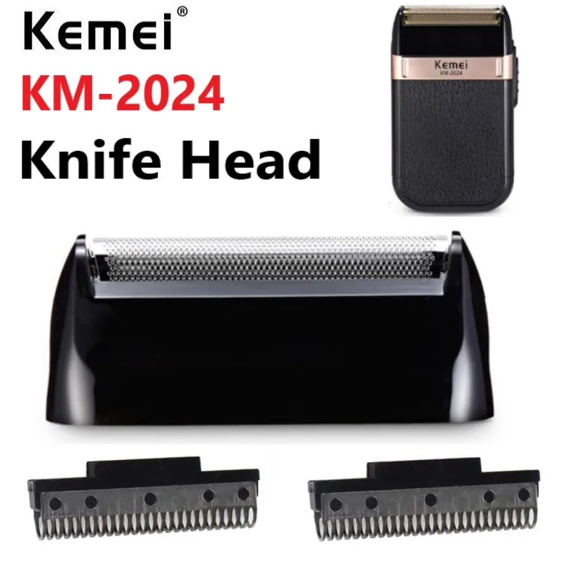 

Razor Replacement Blade Head For KM-2024 Mesh Blade Net Original Beard Shaving Parts Fits 2024 Finale Shaver