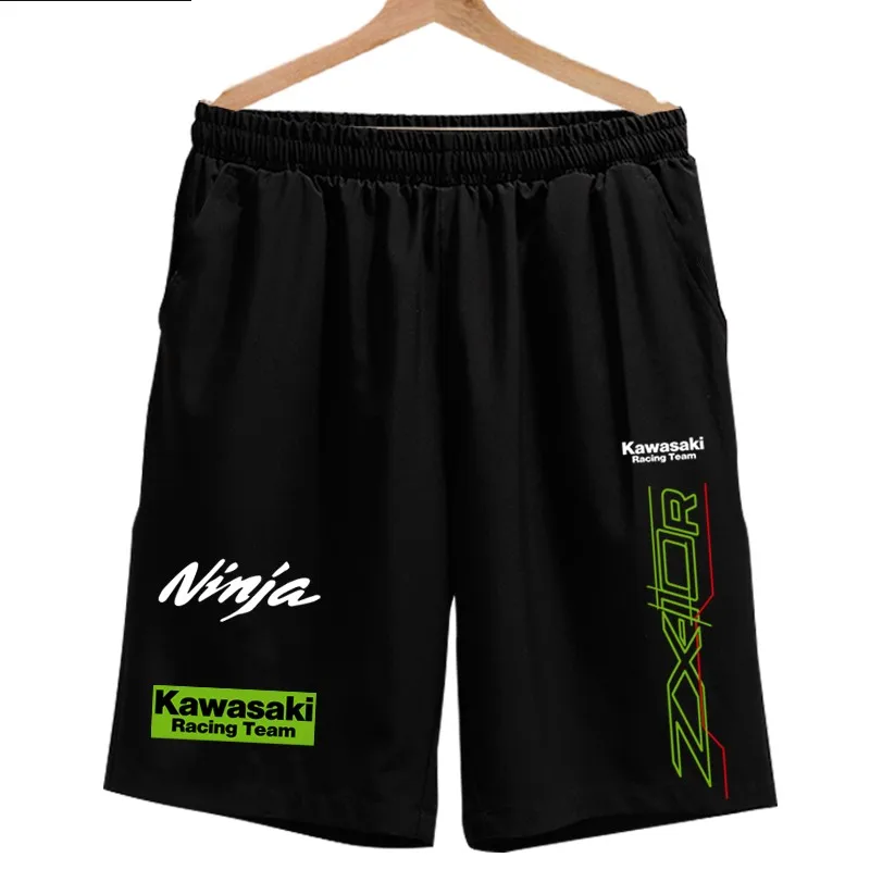 

2024 Kawasaki Motorcycle New Men's Padel Sport Shorts Summer Male Breathable Tennis Shorts Quick-Drying Trousers Running