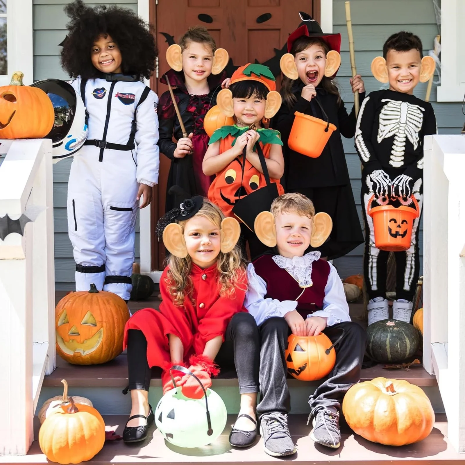 1PC Halloween Big Ear Props, Funny Costume Accessories for Family Party, Novelty Dress - Up Decor