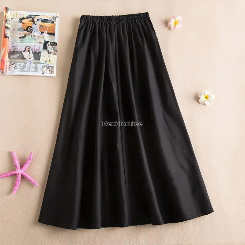 autumn and winter new chinese ethnic style skirt embroidery vintage embroidery women cotton loose elegant style skirt g978