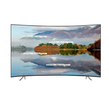 New 55 Curved TV 4K Ultra High Definition LED TV Wifi USB Video Fashion Design 55 Inch TV 4K 1