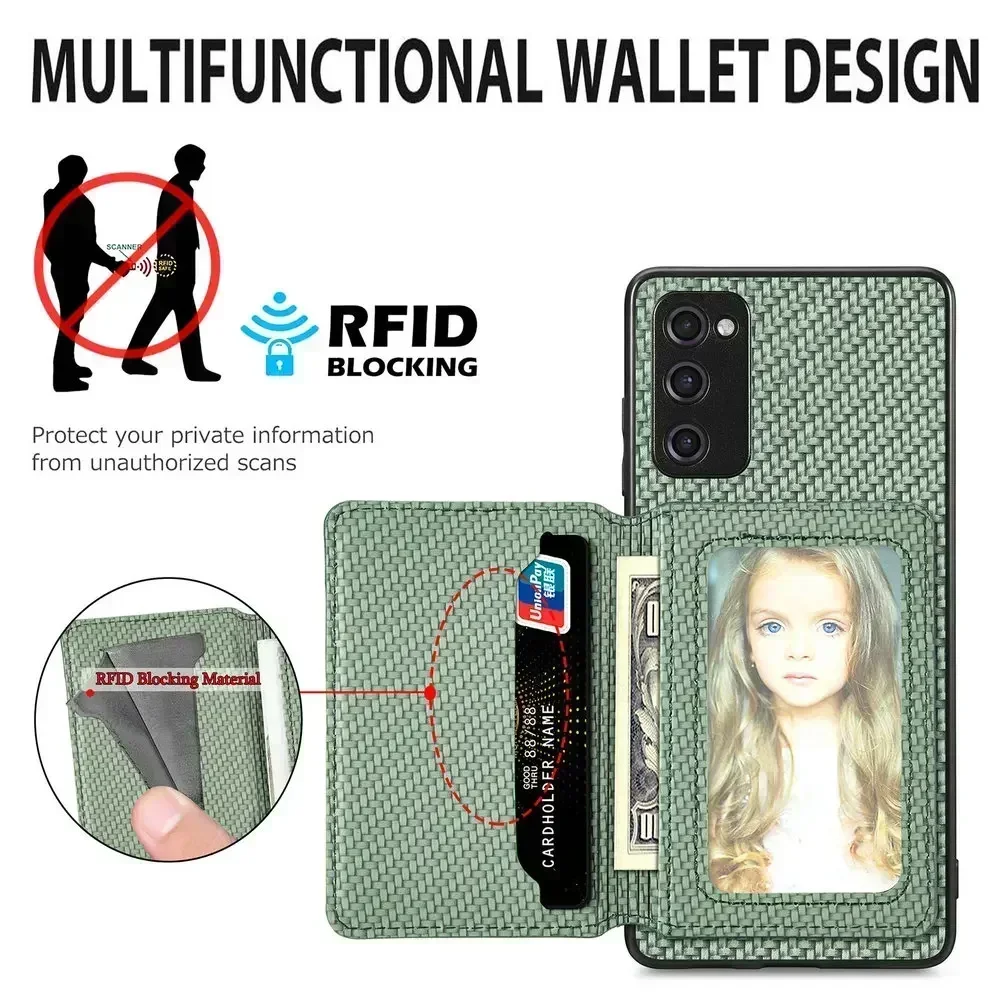 Premium Anti-Theft Flip Wallet Case