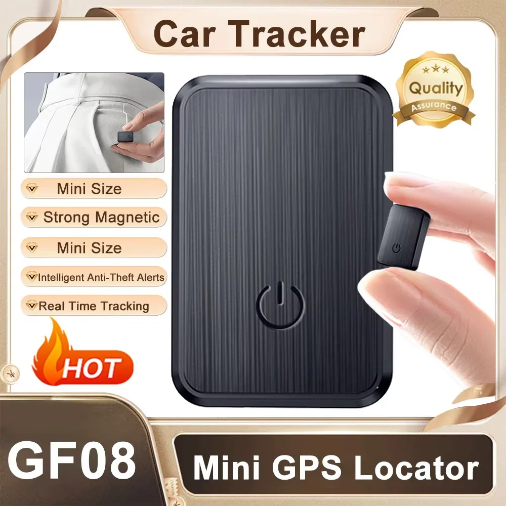 GF08 Mini GPS Tracker Personal Kids Vehicle Car Real Time Smart Tracking Magnet Adsorption Locator Pet Car Motorcycle Anti-lost