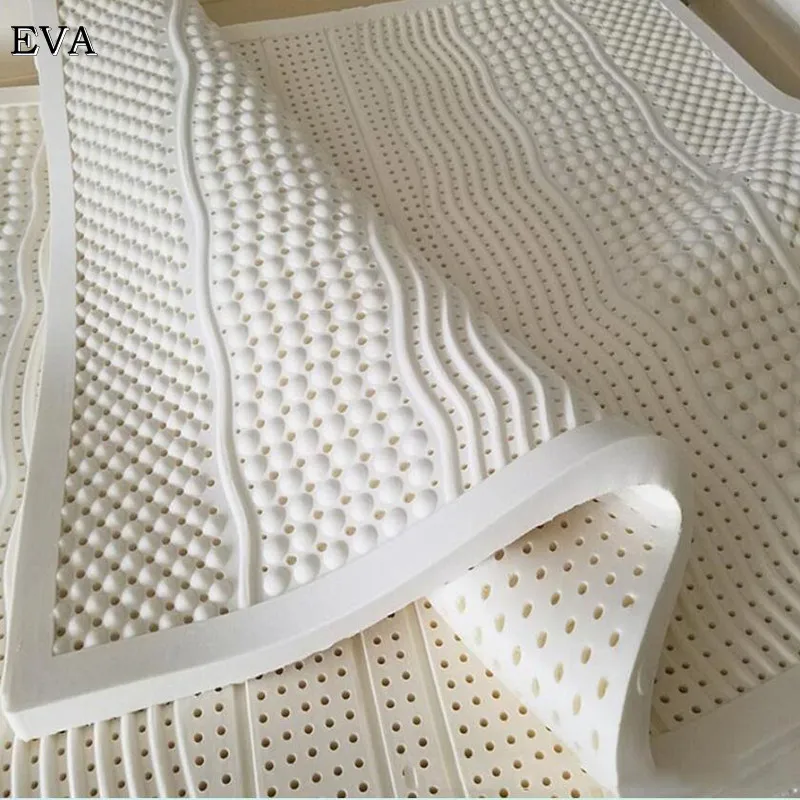 Natural Latex Massage Mattress Topper Tatami Thicken 10cm Foldable Bed