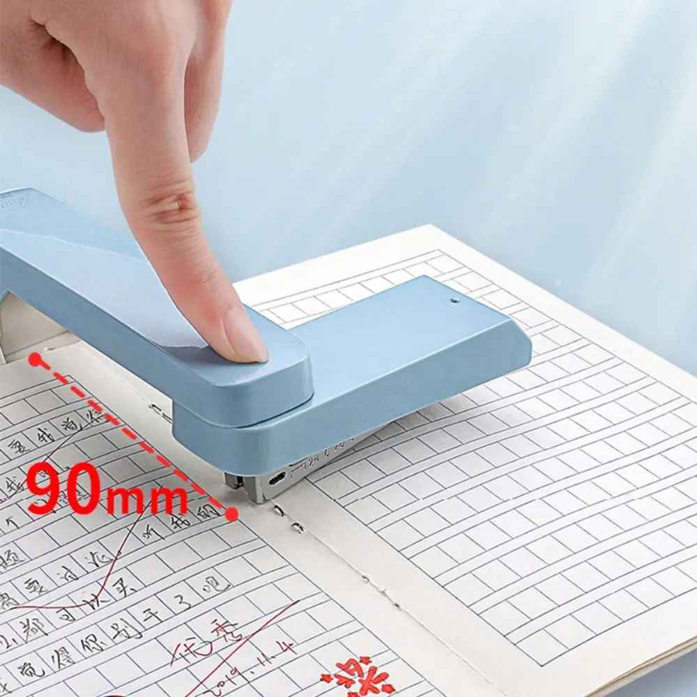 Creative Metal Stapler Use 24/6 26/6 Staples Effortless Long Stapler 360 Degree Rotary Heavy Duty Stapler School Office