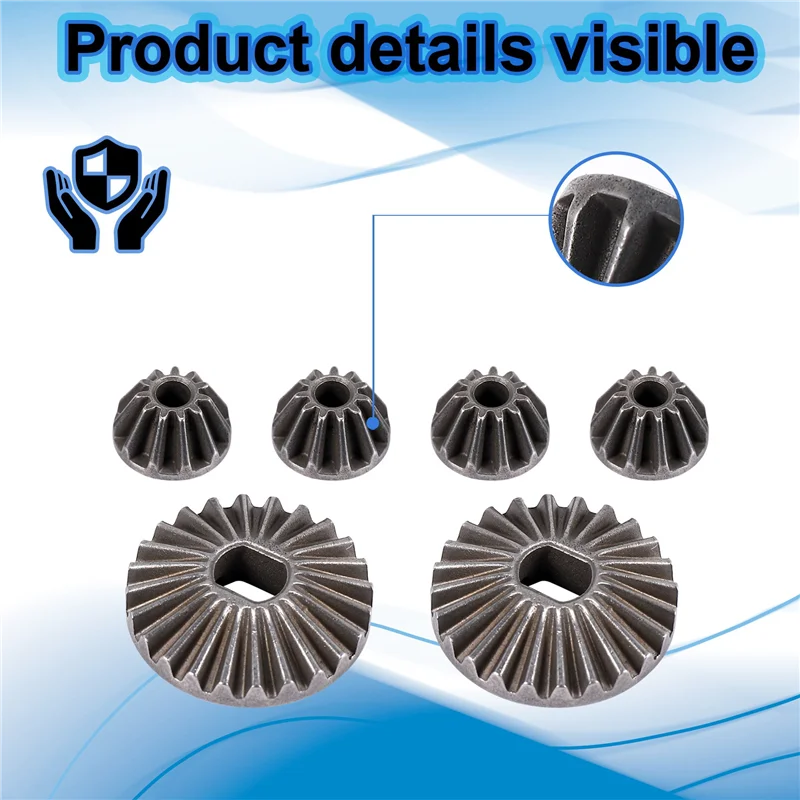 JLB 레이싱 CHEETAH 1/10 Brushless RC 자동차 부품 액세서리 용 업그레이드 된 24T 차동 기어 및 11T Diff 기어 EA1039