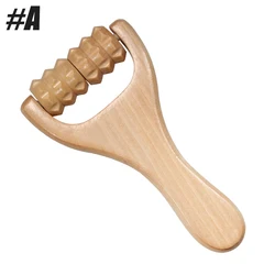 Wooden Full Body Massage Roller for Relaxation and Therapy (Type A)