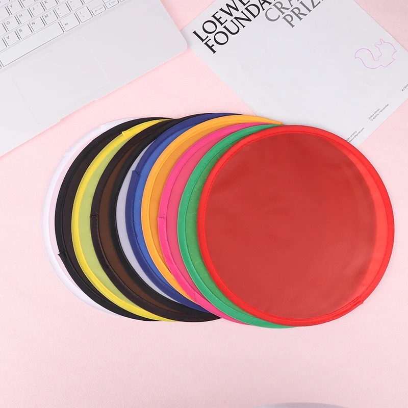 Portable Collapsible Flying Disk Colorful Pocket Foldable Flying Disc Fans For Party Favors Summer Outdoor Toys