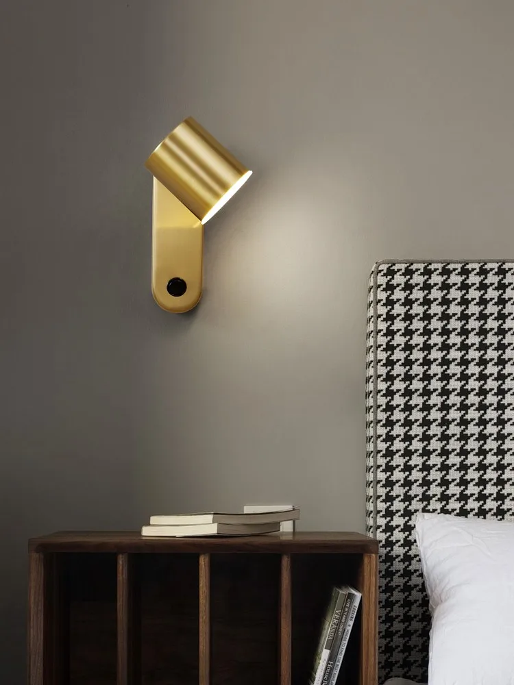 Modern Led Wall Lamp Bathroom Lamps Mirror Golden Stair Wall Night Light For Bedroom Bedside sconce Interior Wall Lights