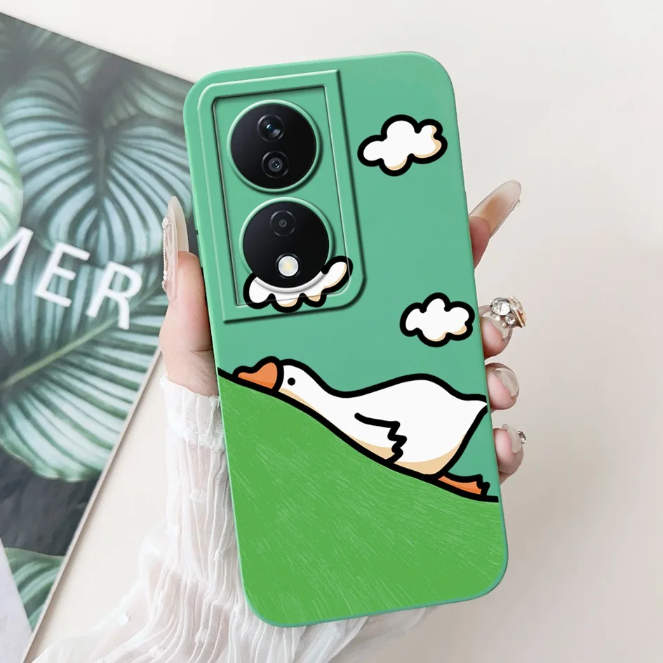 Cute Cartoon Astronaut Square Silicone Soft Case with Camera Lens Protection