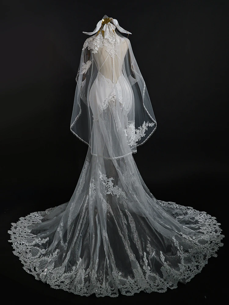 chinese dress ladies Gothic White Lace Skull Fringe Robe, Ghost Halloween Costume Duster, Bride of Frankenstein Bat Wing Dressing Gown, Cocoon Poiret Kimono, Dia de Los