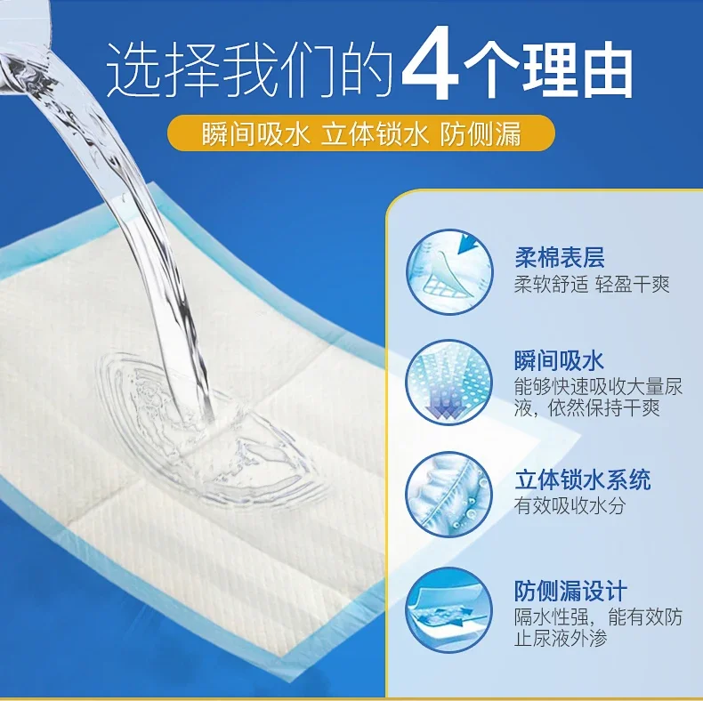Adult Disposable Urinary Care Pads 60x90 Urine Cushion Nursing Mattress for Elderly People and Dog Cat