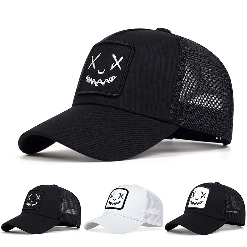 Baseball Cap Unisex Ghost Face Embroidery Adjustable