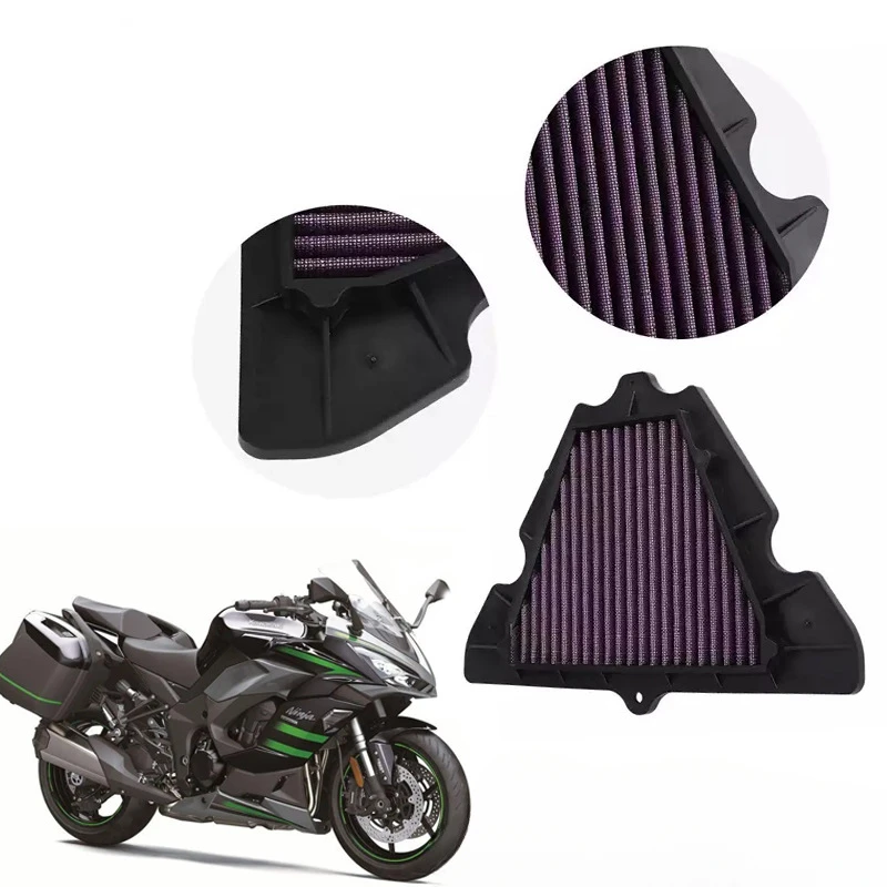 

Motorcycle Accessories for Kawasaki Z1000 10-19 Z1000SX 11-15 High Flow Air Filter Element Intake System Cleaner Modified Part