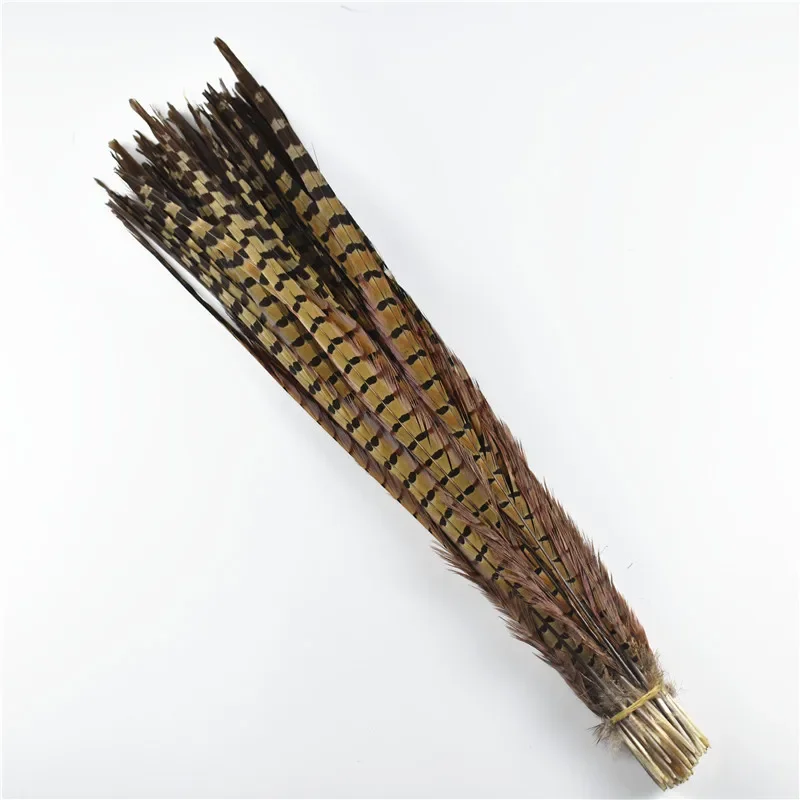 공예품용 천연 링넥 꿩 깃털, 긴 대형 장식 깃털, 꼬리 카니발 액세서리, 10-75cm