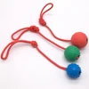 Rubber Ball with Rope Pet Teeth Indestructible Bite Toy Funny Puppy Training Solid Balls Pets Dog Chew Molar Interactive Toys 6