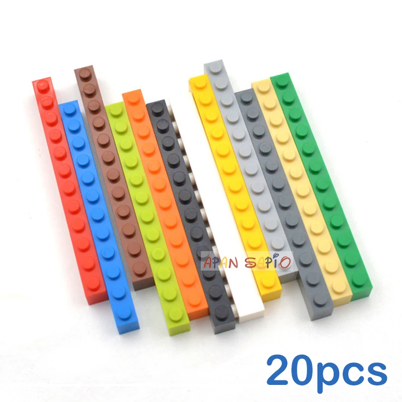 20PCS DIY Building Blocks 1x12 Dots Thick Figures Bricks Educational Creative Compatible With Brands Toys for Children 6112