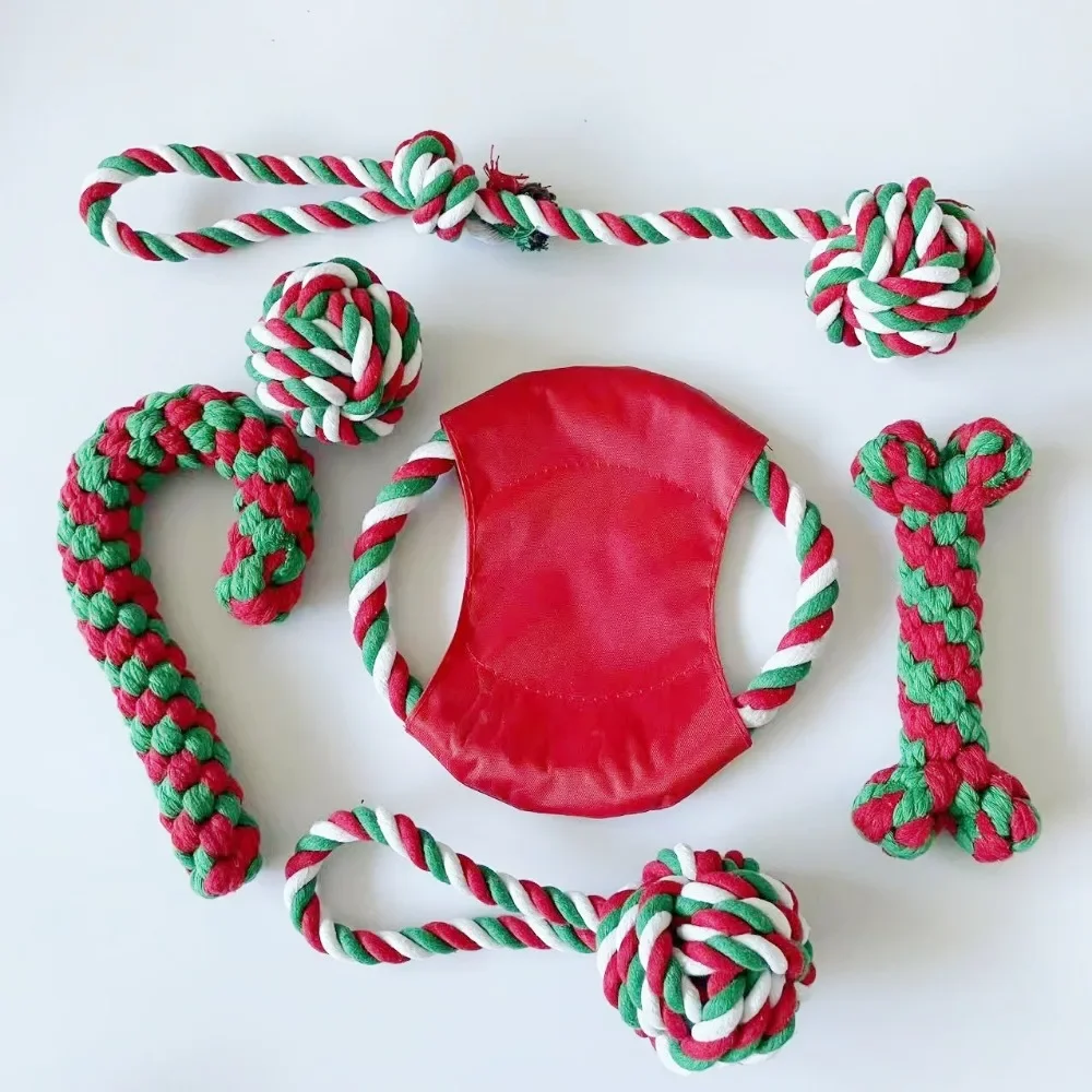 Christmas Dog Rope Toy 3
