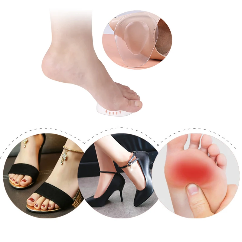 6 Pares De Almohadillas Metatarsianas De Gel Para Aliviar Dolor - Hechas En EE.UU., Ideales Para Pie