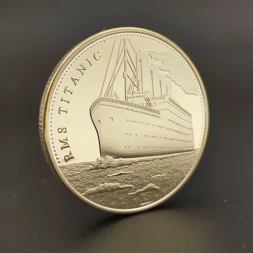 1Pcs Titanic Ship Collectible Coins Incident Arts Medal Gold Plated Coin  Collection Souvenirs and Gifts Commemorative Home Decor - AliExpress